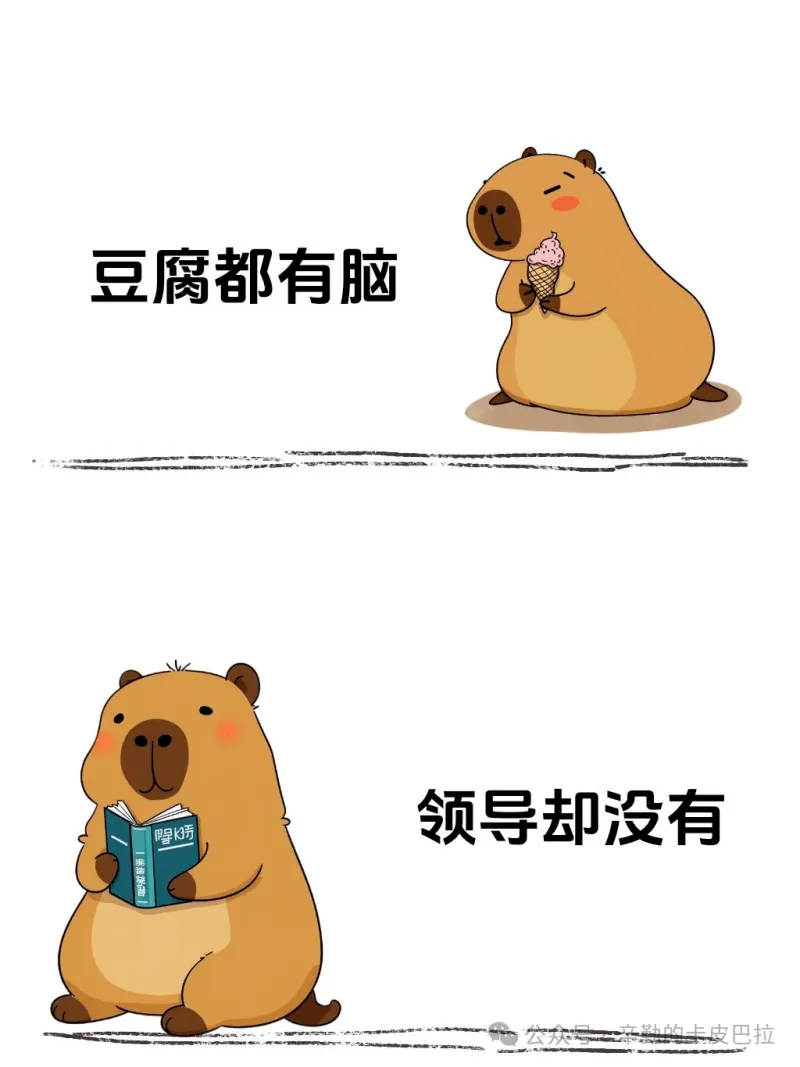 豆腐都有脑领导却没有