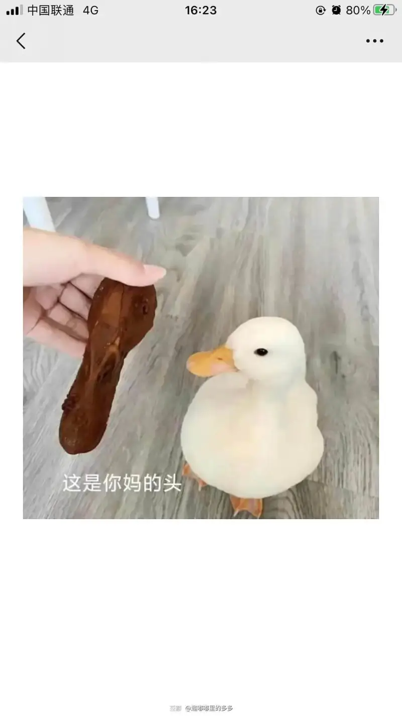 中国联通4G16:23?80%这是你妈的头豆瓣@越嘟嘟里的多