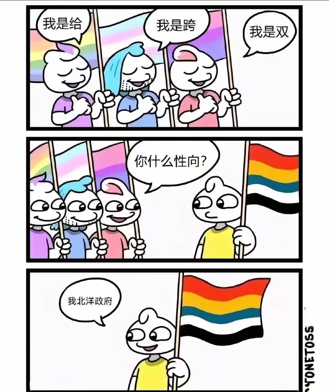 我是给我是跨我是双你什么性向?我北洋政府