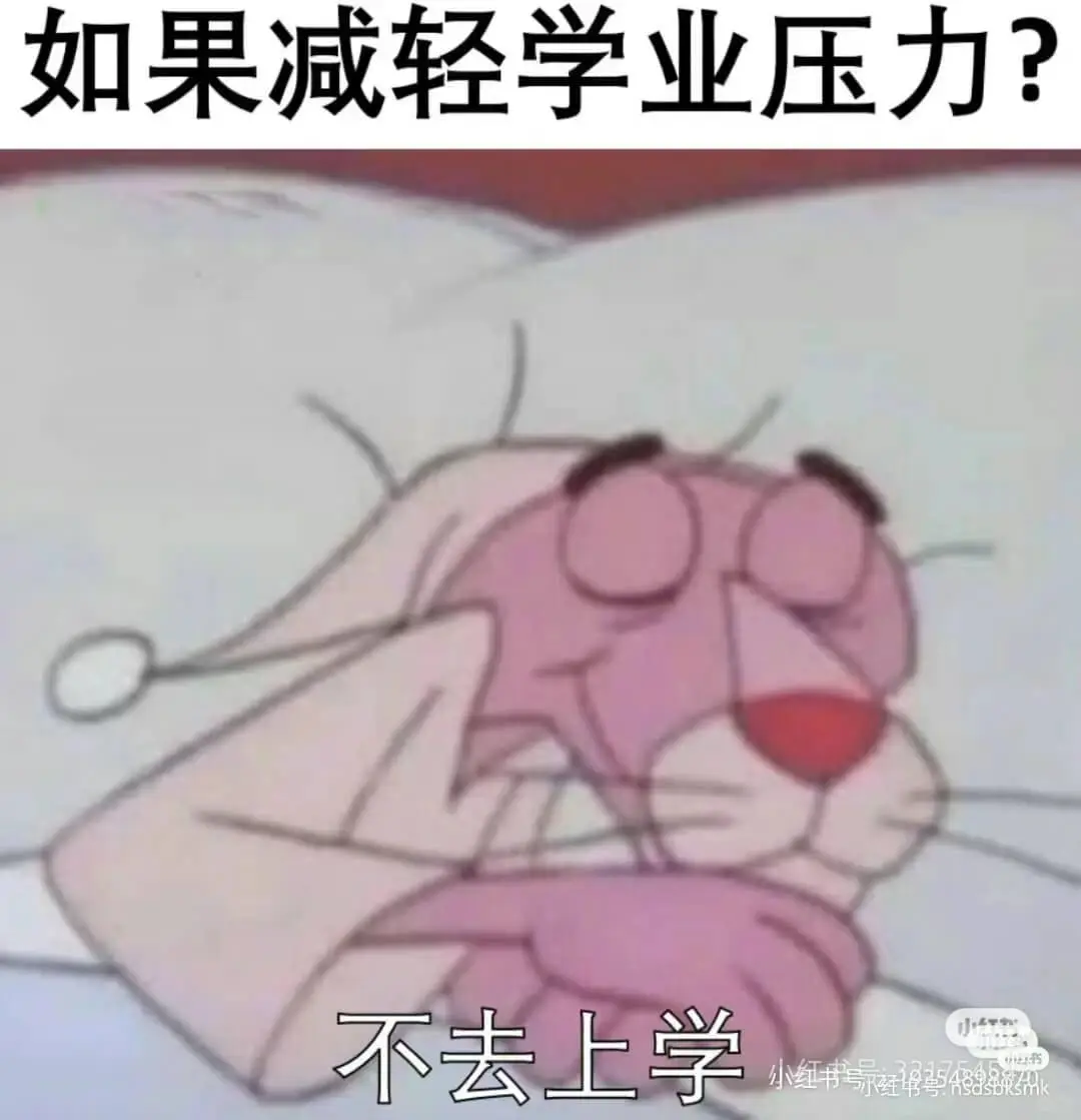 如果减轻学业压力?不去上学小红书经书
