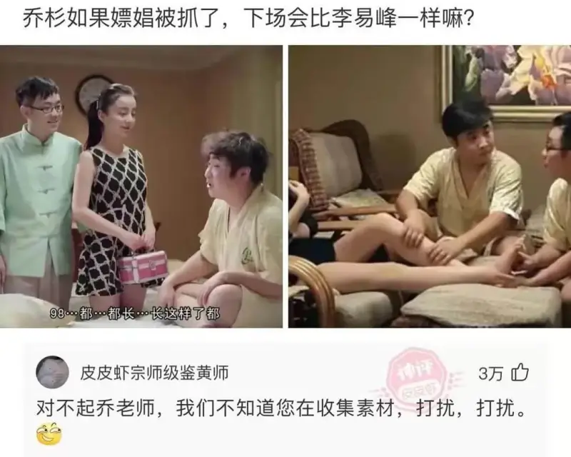 乔杉如果媚被抓了，下场会比李易峰一样嘛？98·都·都长···