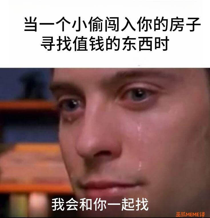 当一个小偷闯入你的房子寻找值钱的东西时我会和你一起找巫狐ME