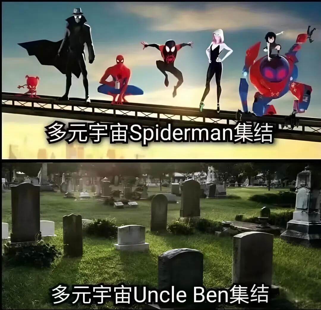 多元宇宙Spiderman集结多元宇宙UncleBen集结