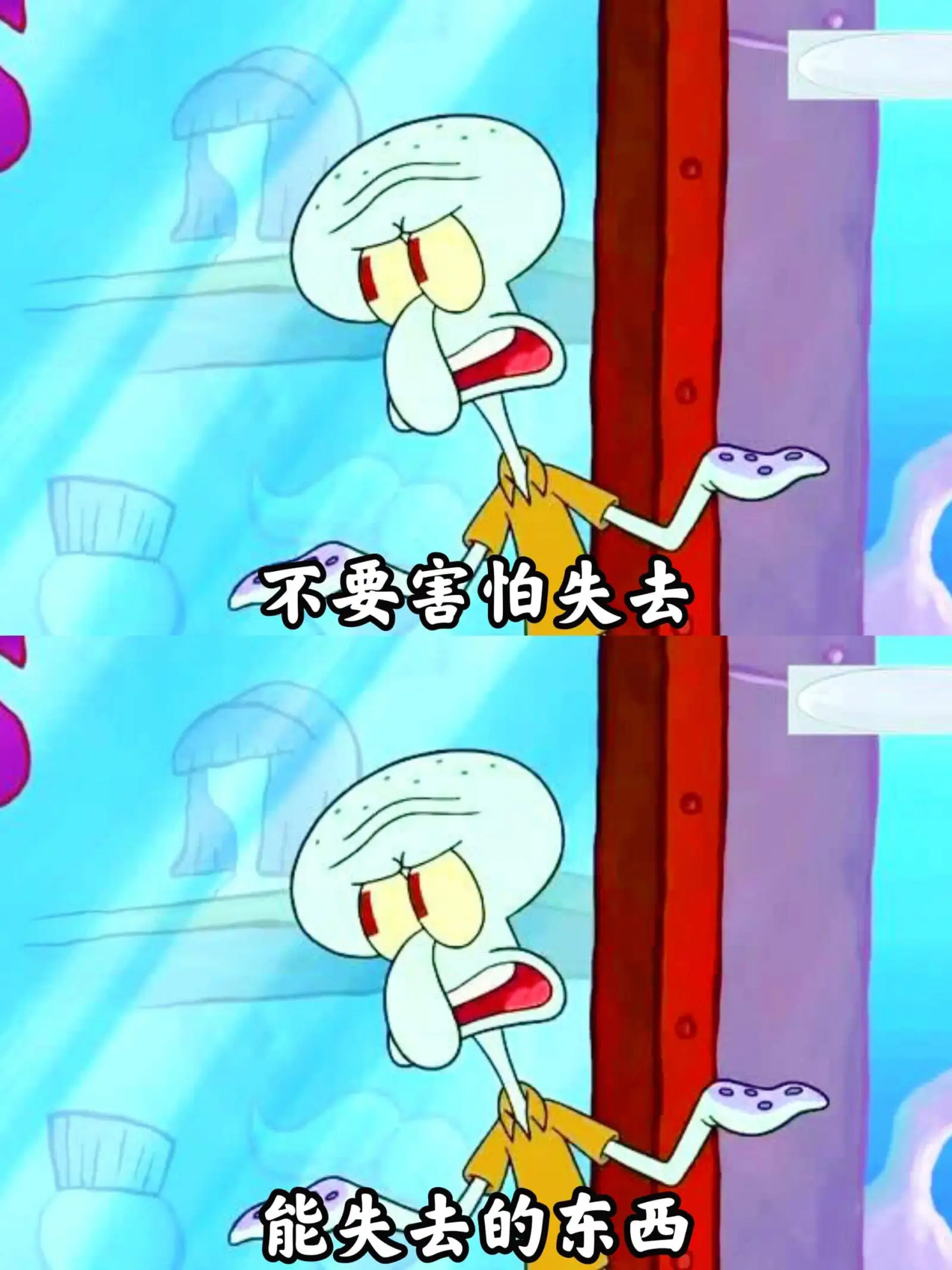 不要害怕失去,能失去的东西。
