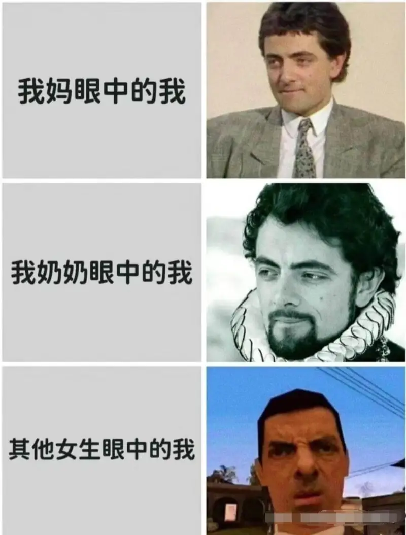 我妈眼中的我我奶奶眼中的我其他女生眼中的我