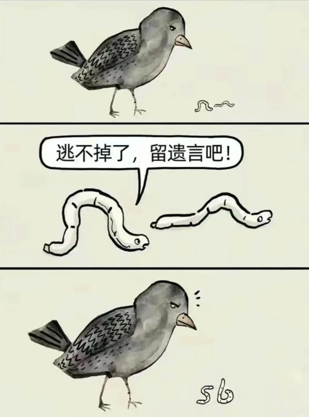 逃不掉了，留遗言吧！S