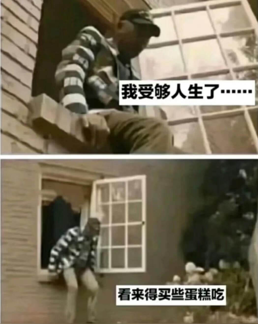 我受够人生了看来得买些蛋糕吃