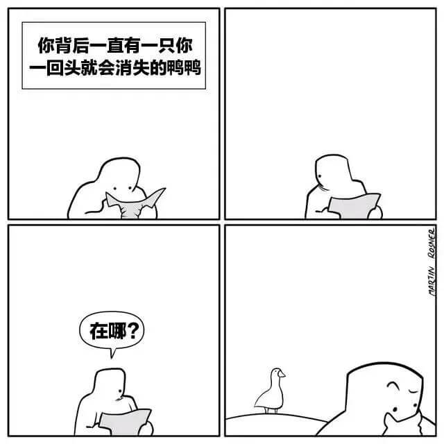 你背后一直有一只你一回头就会消失的鸭鸭在哪？