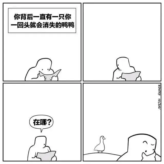 你背后一直有一只你一回头就会消失的鸭鸭在哪？
