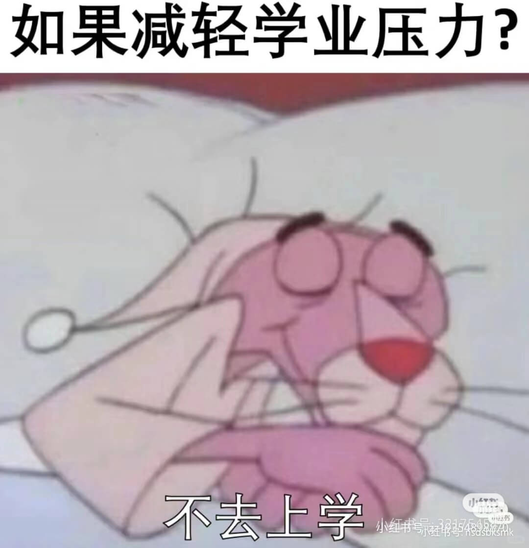 如果减轻学业压力？不去上学小红书号:
