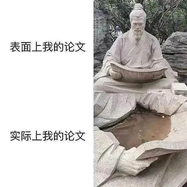 表面上我的论文实际上我的论文