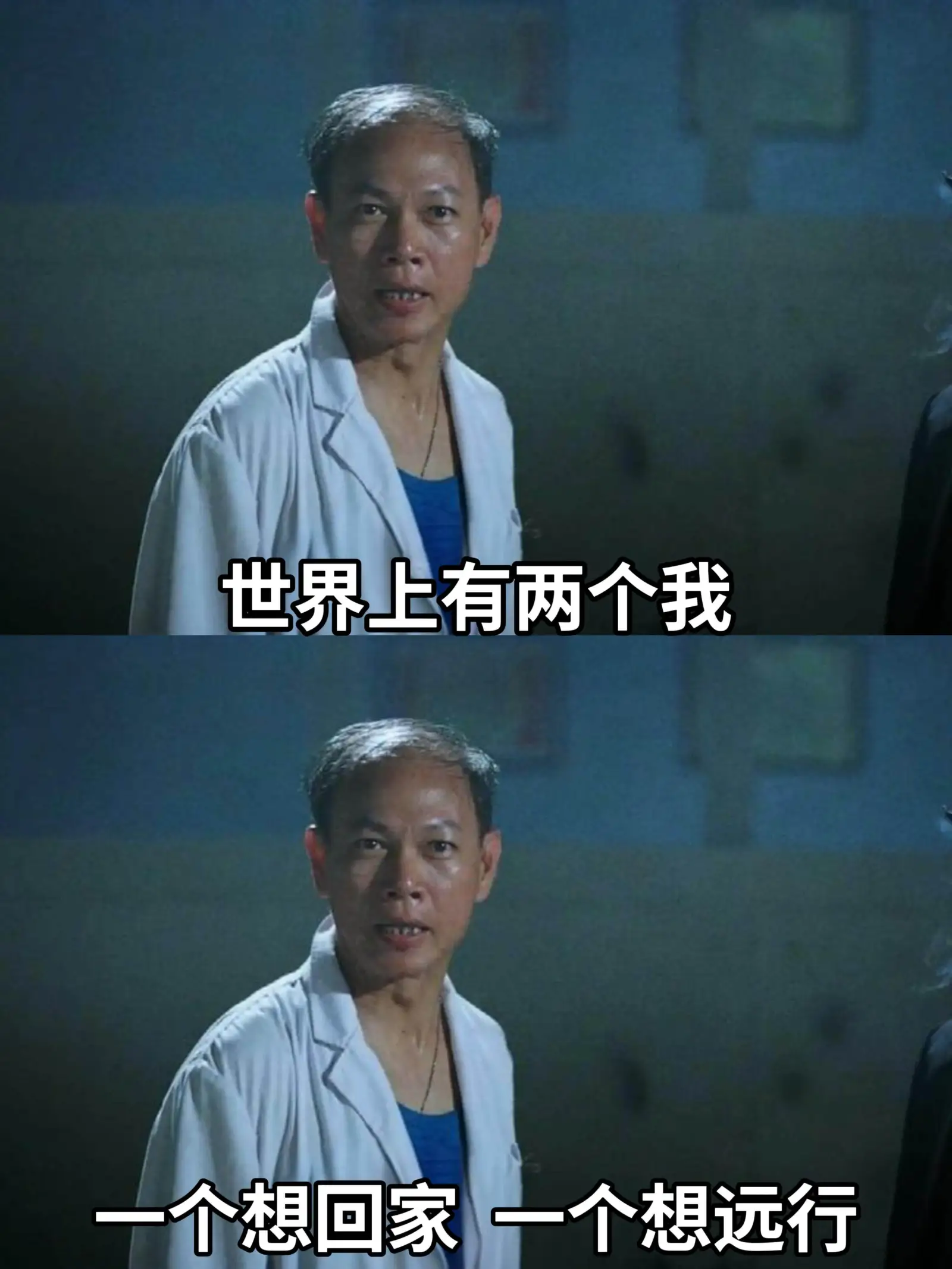 世界上有两个我：一个想回家，一个想远行。