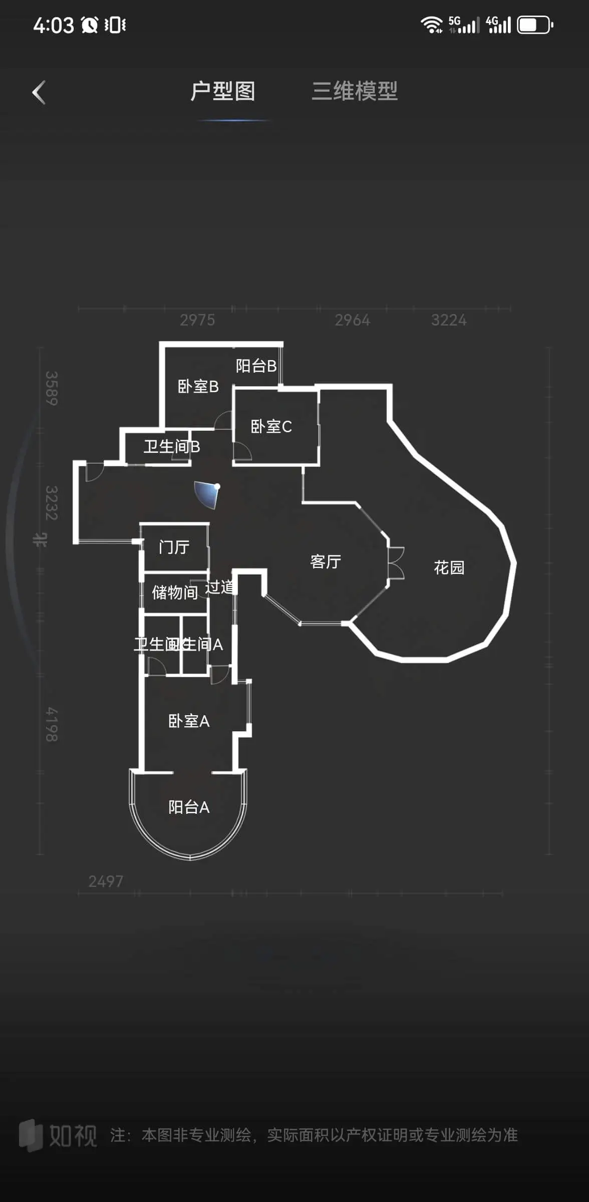 4:03005G4口户型图三维模型297529643224阳