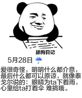 舔狗日记