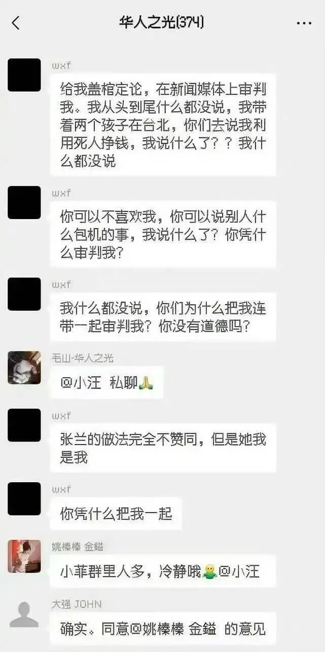 华人之光(374)给我盖棺定论，在新闻媒体上审判我。我从头到