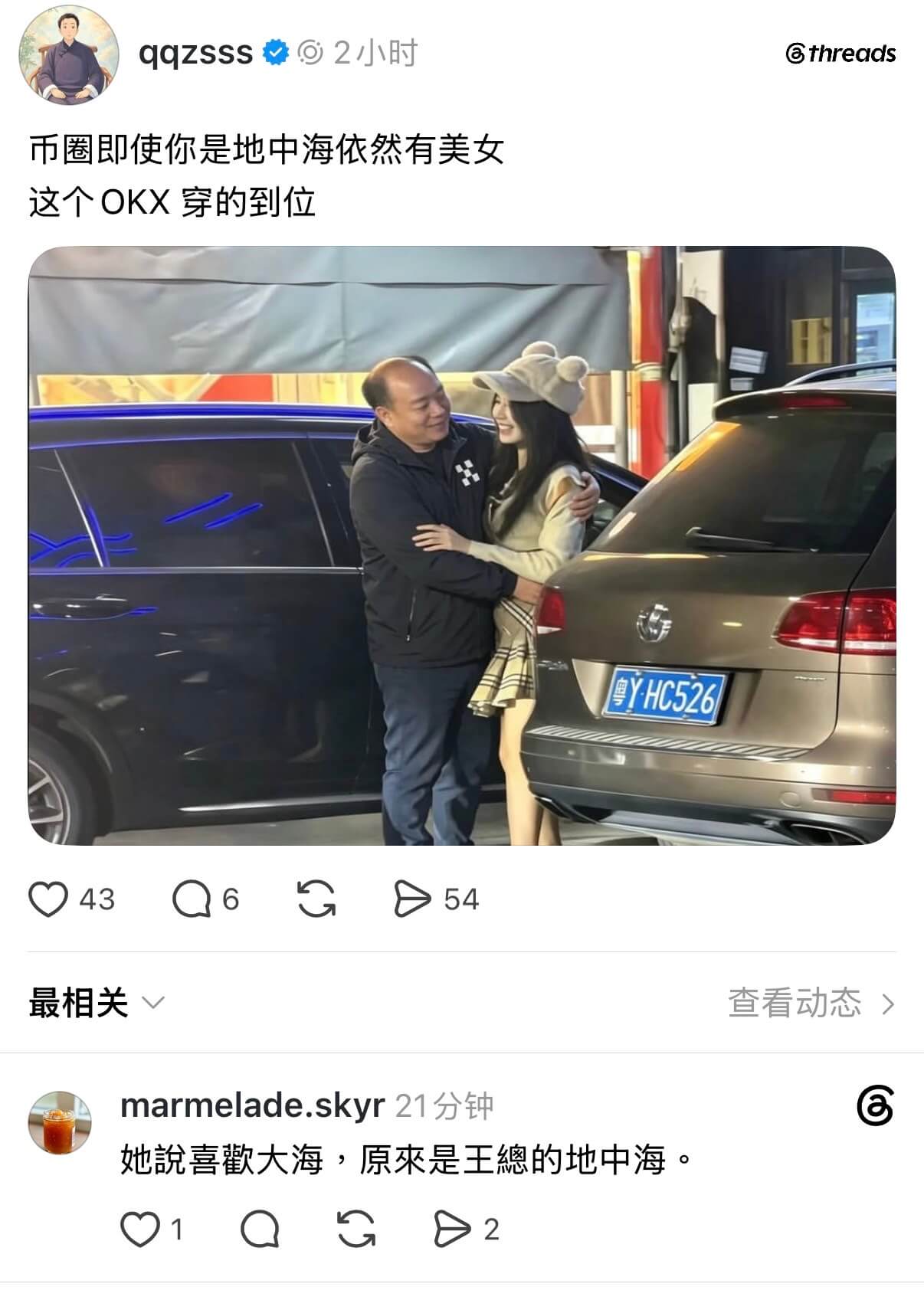 qqzsss@2小时@threads币圈即使你是地中海依然有