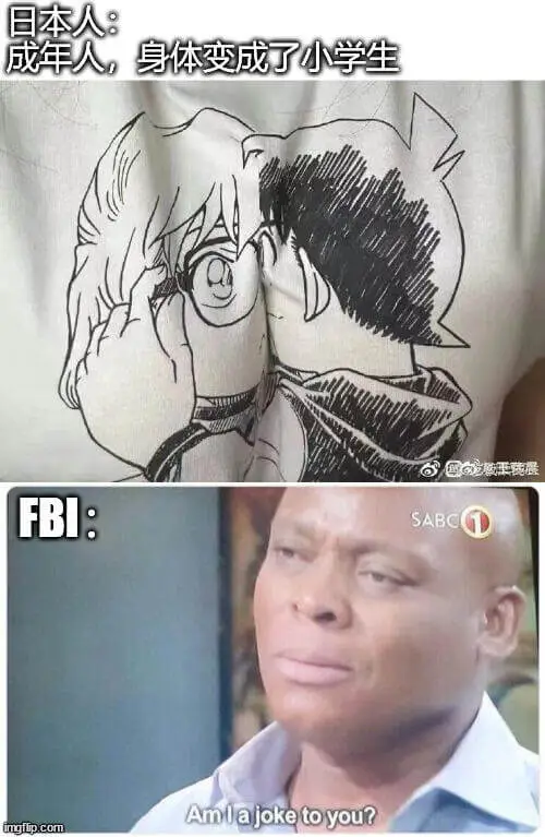 日本人：成年人！身体变成了小学生。FBI：SABCAmIaj