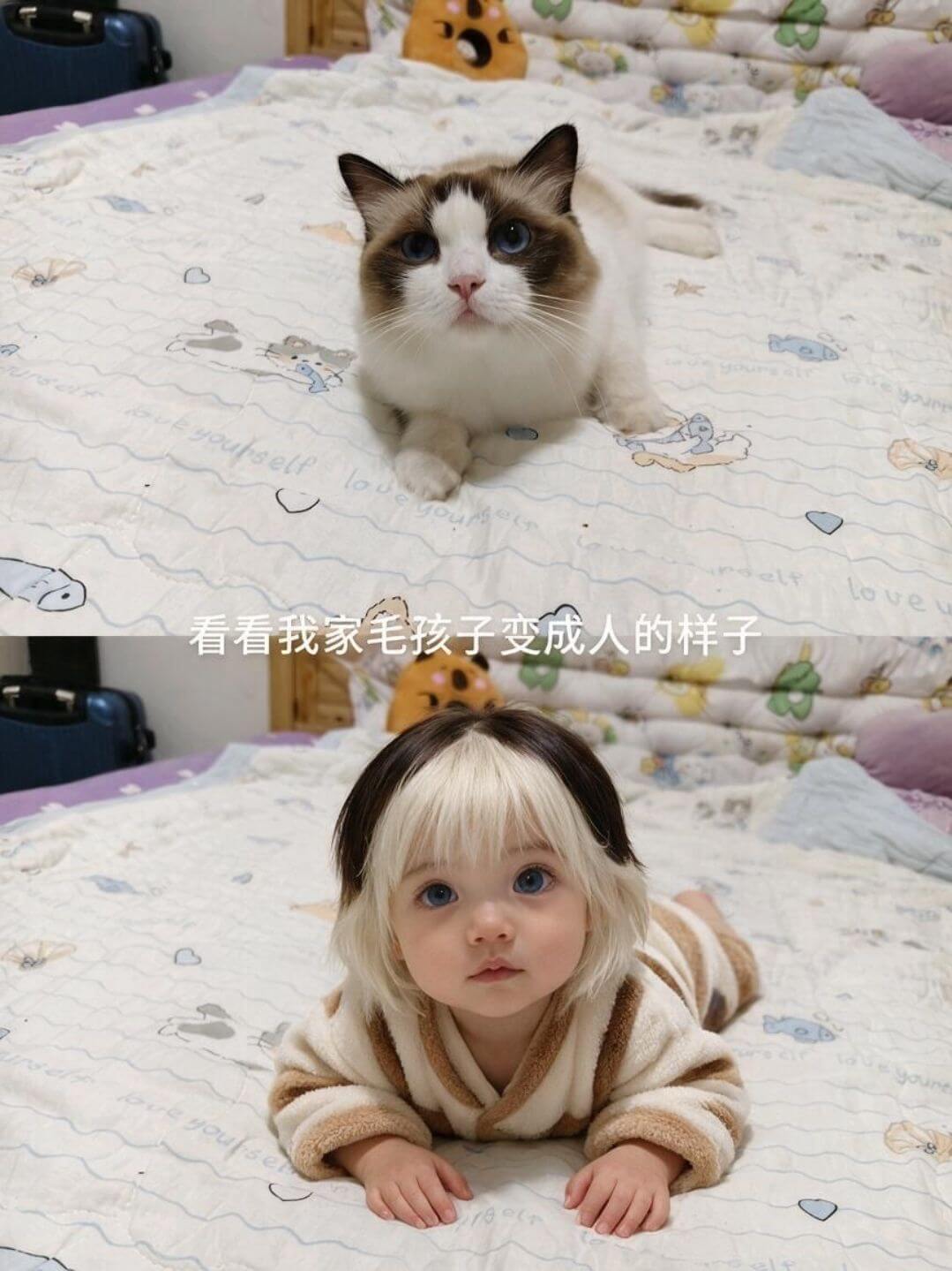 看看我家毛孩子变成人的样子