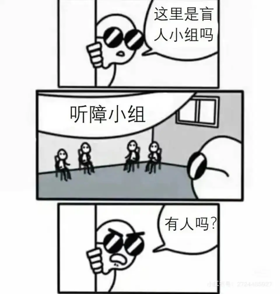 这里是盲人小组吗听障小组有人吗?