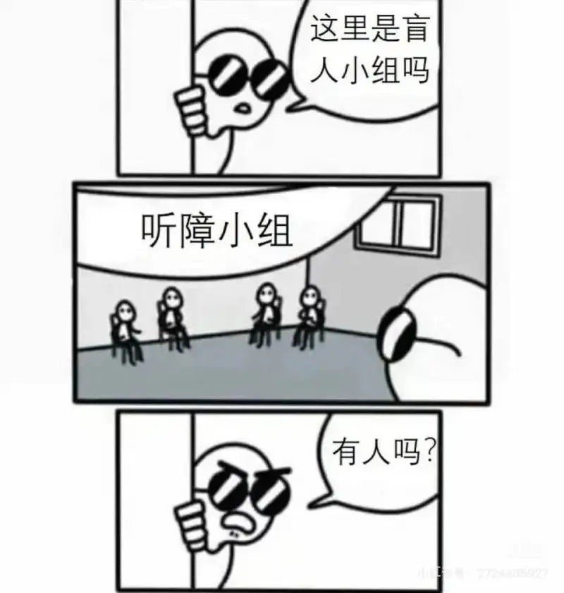 这里是盲人小组吗听障小组有人吗?