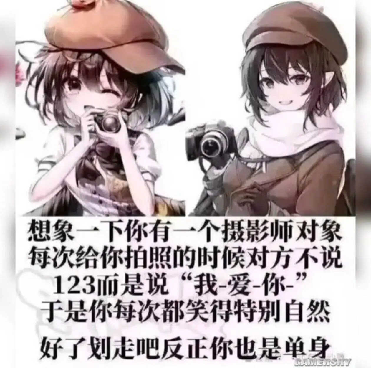 想象一下你有一个摄影师对象每次给你拍照的时候对方不说123而