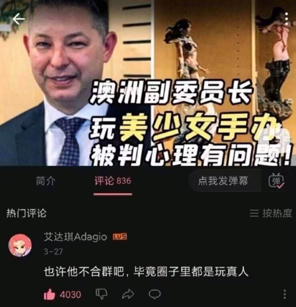 澳洲副委员长玩美少安手力被判心理有问题简介评论836点我发弹