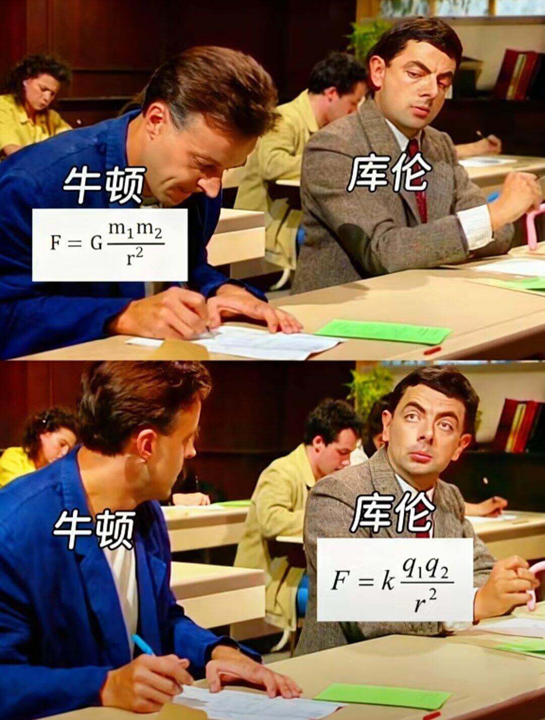 库伦牛顿m²F=Gr²库伦牛顿9×10⁹F=k