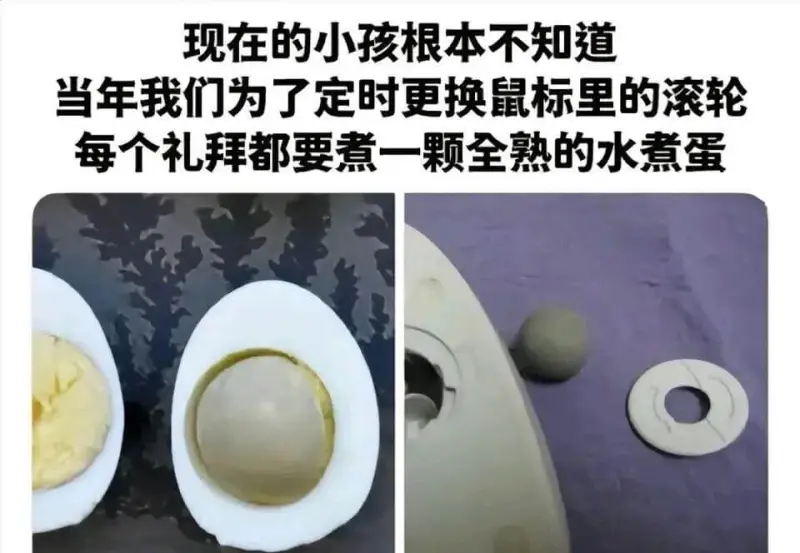 现在的小孩根本不知道当年我们为了定时更换鼠标里的滚轮，每个礼
