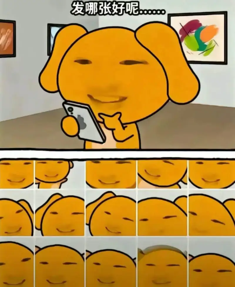 发哪张好呢
