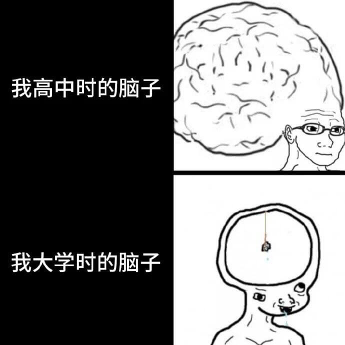 我高中时的脑子我大学时的脑子