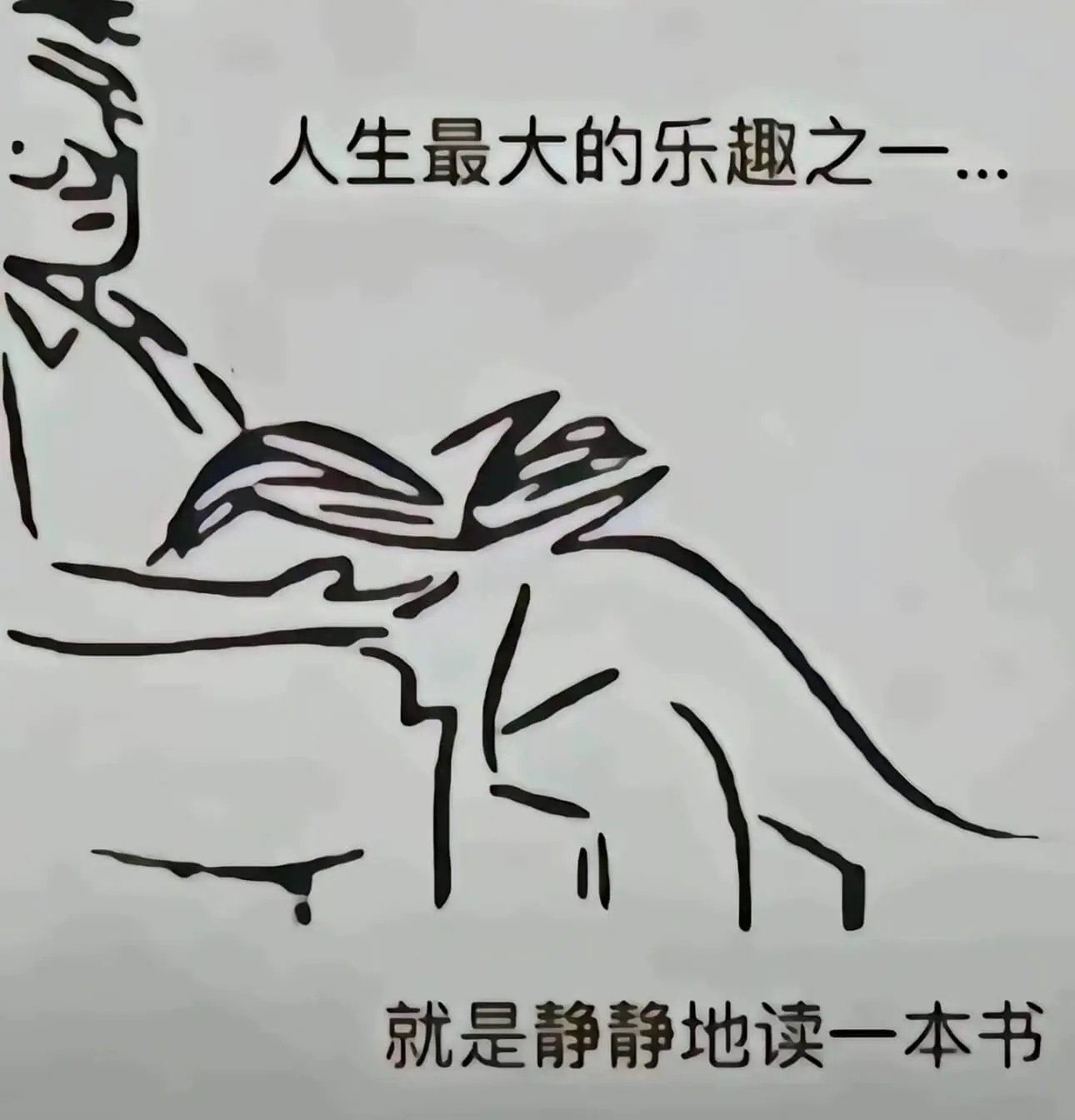 人生最大的乐趣之一……就是静静地读一本书。