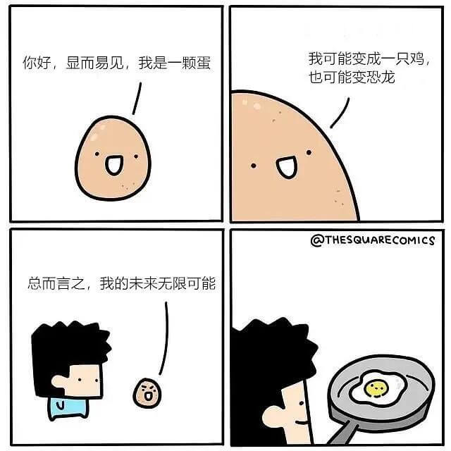 你好，显而易见，我是一颗蛋我可能变成一只鸡也可能变恐龙@TH