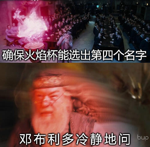 确保火焰杯能选出第四个名字。邓布利多冷静地问。