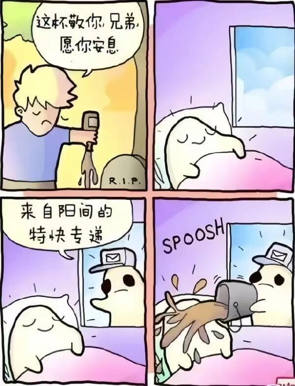 这杯敬你兄弟愿你安息R.1.来自阳间的特快专递SPOOSH