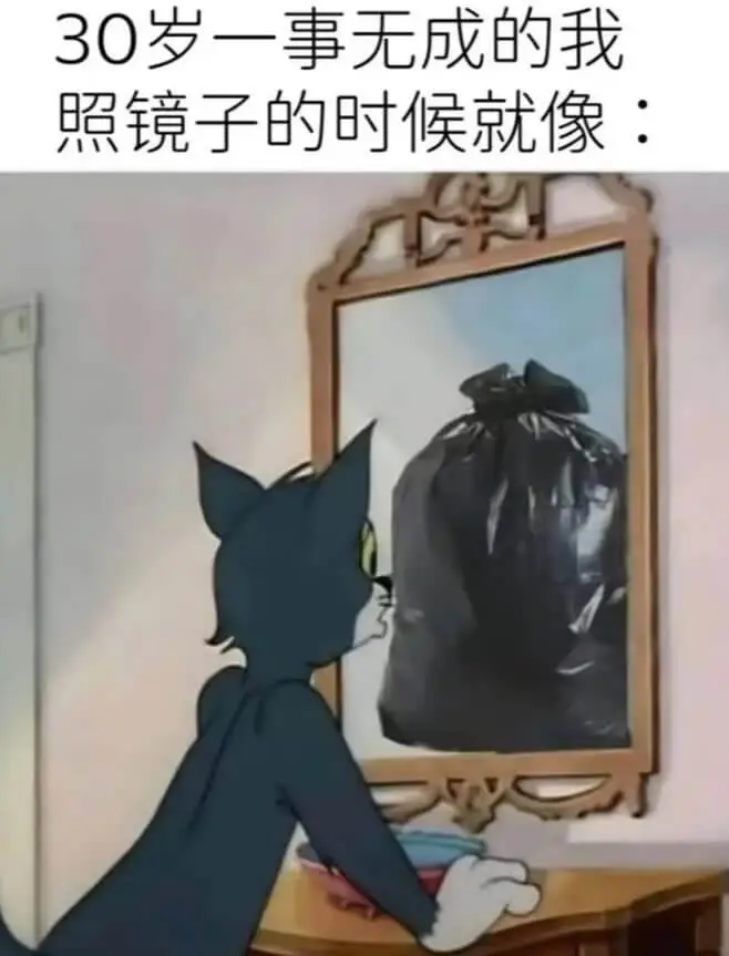 30岁一事无成的我，照镜子的时候就像