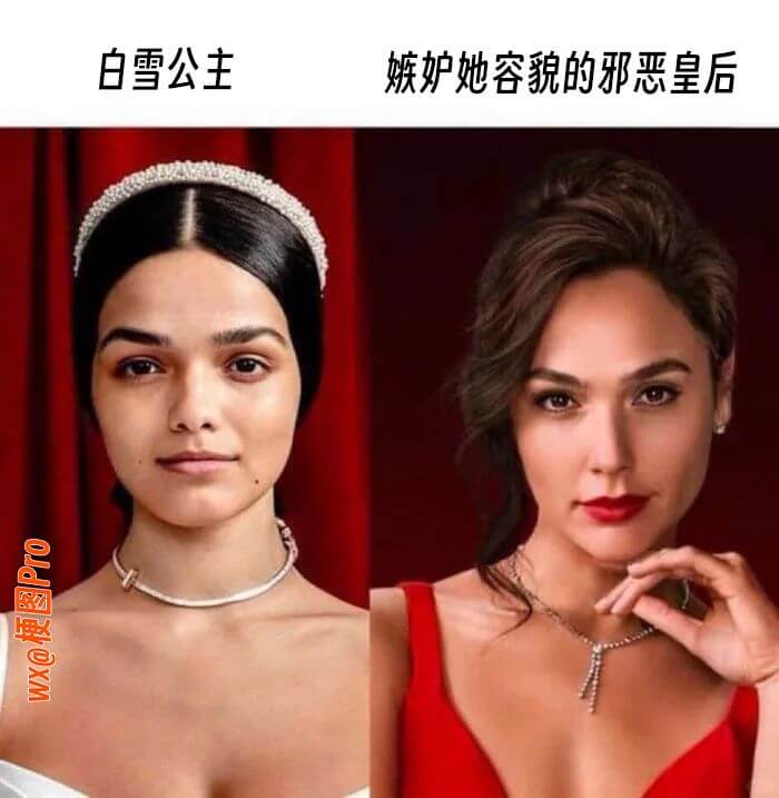 白雪公主嫉妒她容貌的邪恶皇后wx@梗图Pro