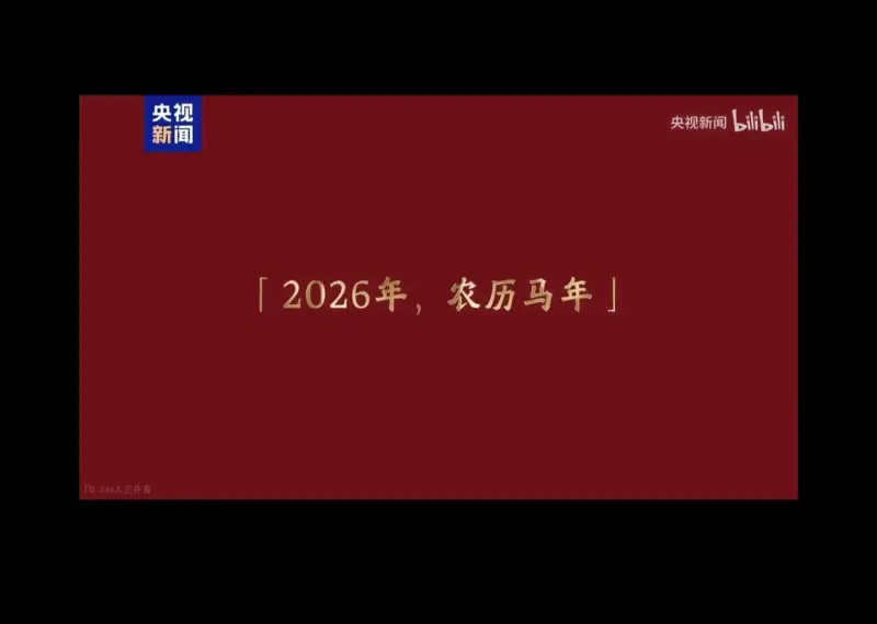 央视央视新闻bilibili新闻2026年，农历马年2/24