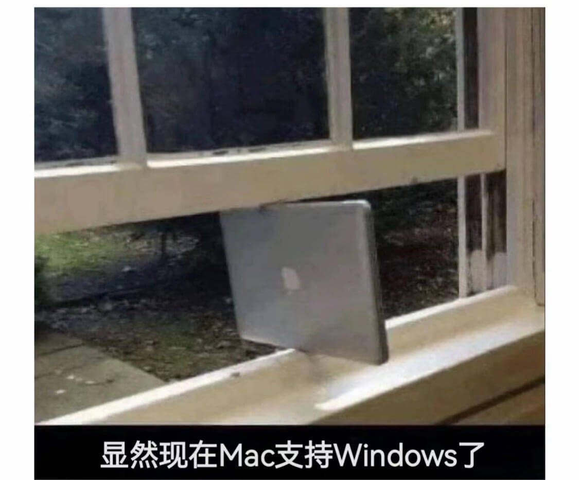 显然现在Mac支持Windows了