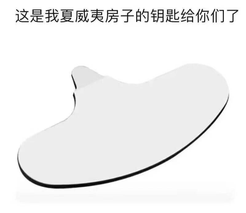 这是我夏威夷房子的钥匙给你们了