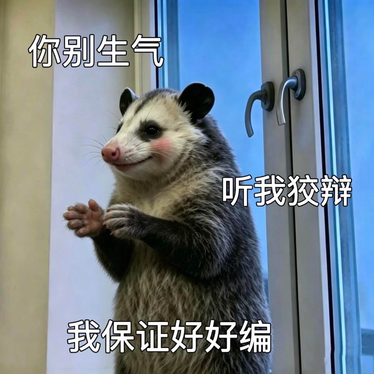 你别生气，听我狡辩，我保证好好编。