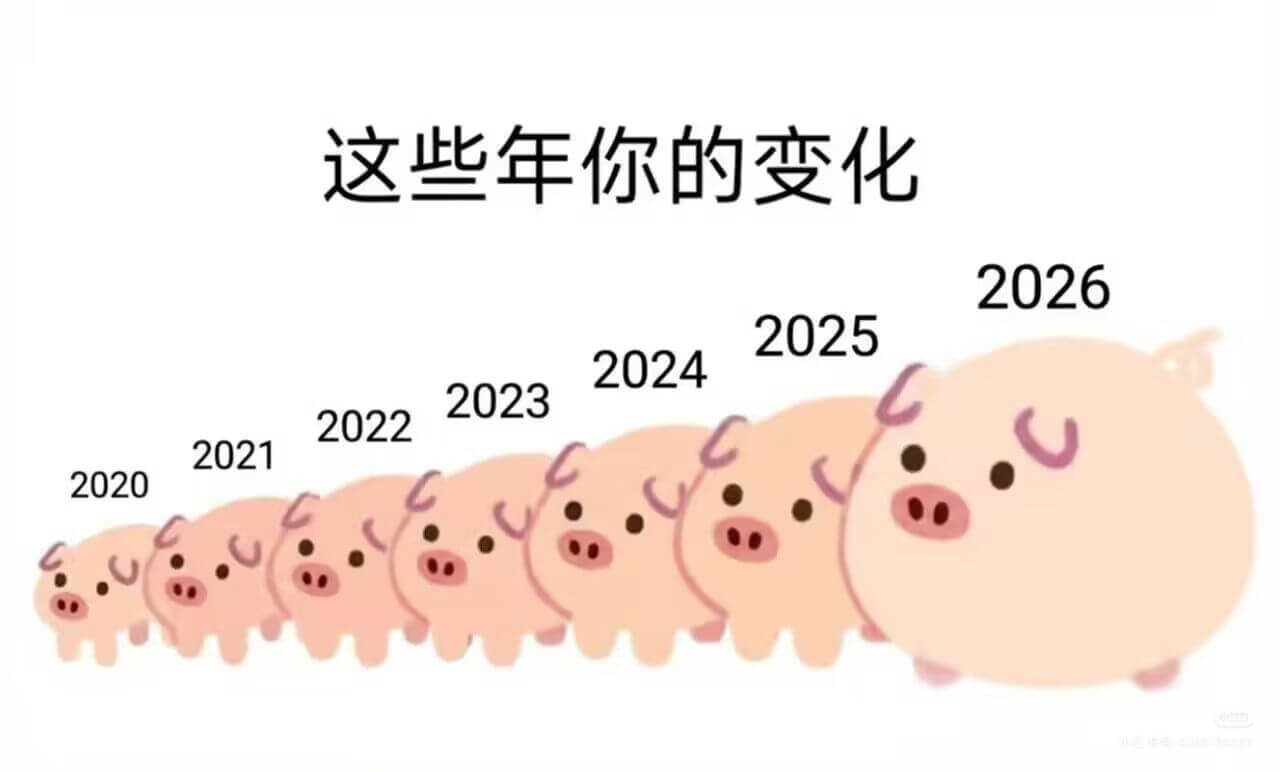这些年你的变化2026、2025、2024、2023、202