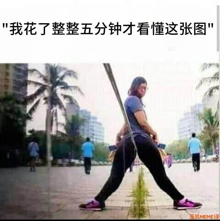 我花了整整五分钟才看懂这张图巫狐MEME译