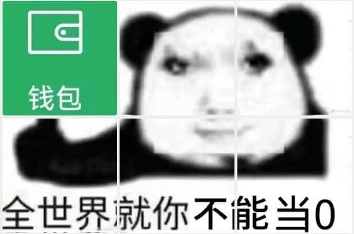 钱包全世界就你不能当0