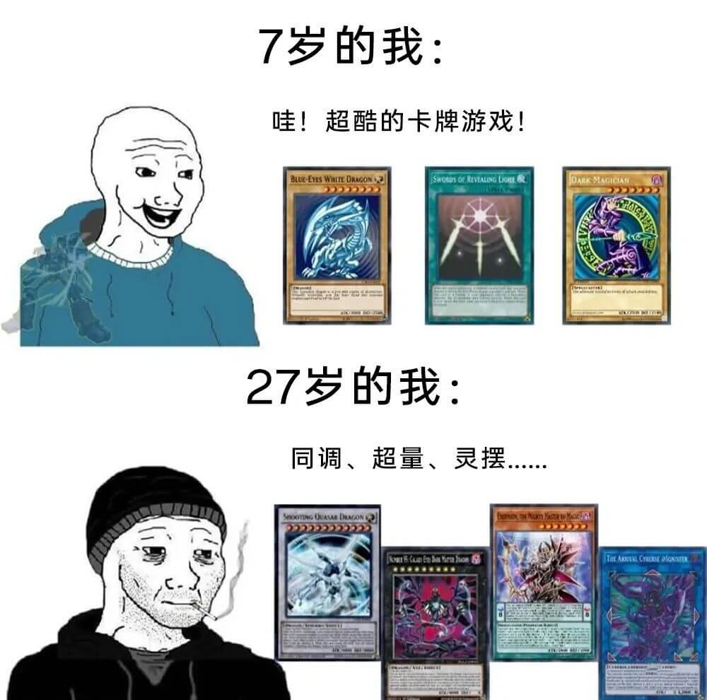 7岁的我：哇！超酷的卡牌游戏！BLUE-EYESWHITED