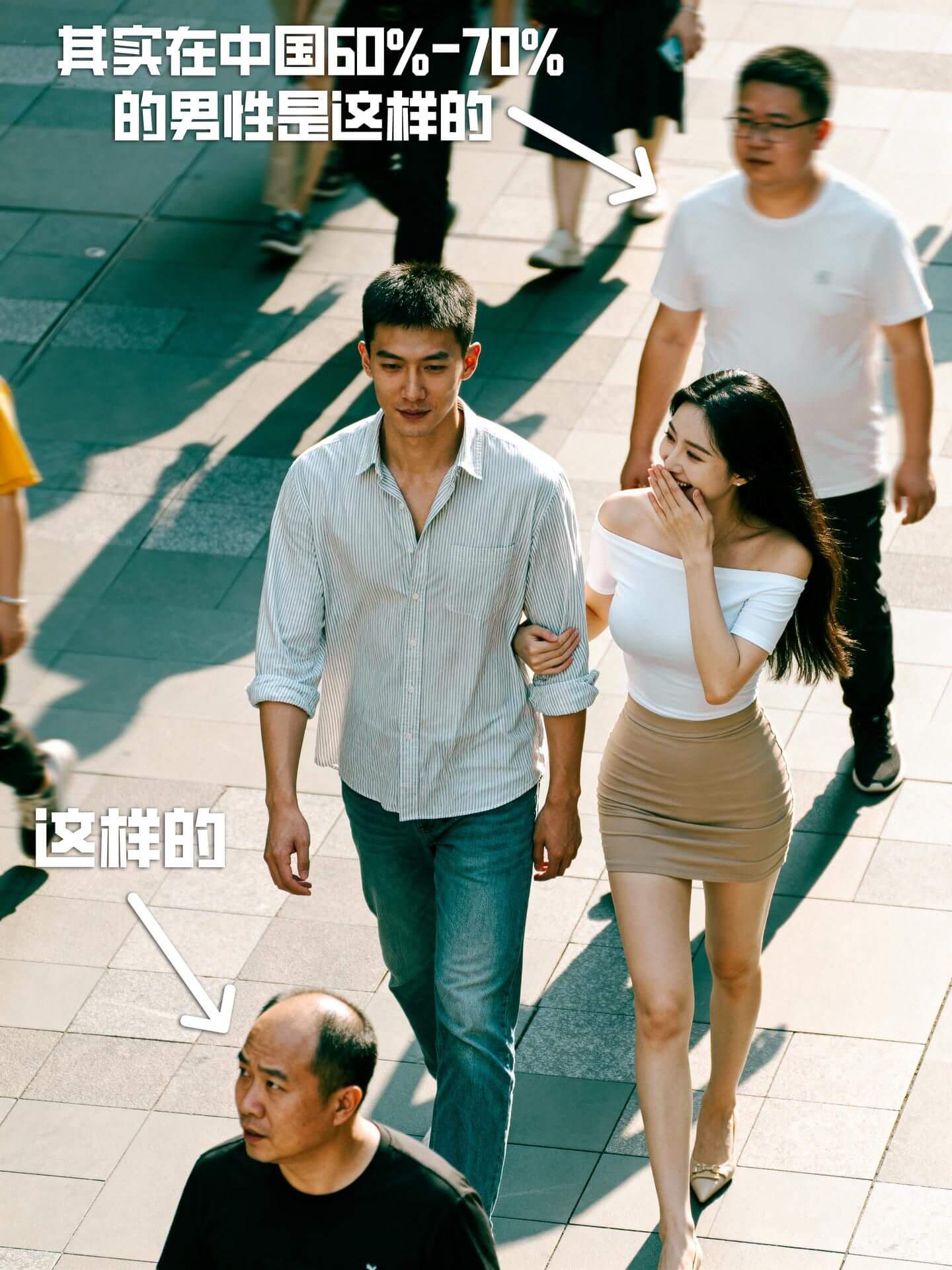 其实在中国60%-70%的男性是这样的，这样的