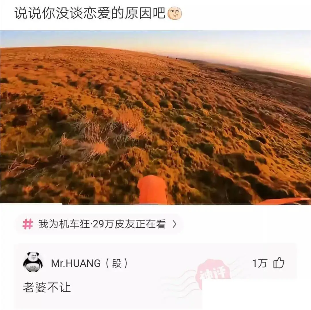 说说你没谈恋爱的原因吧我为机车狂·29万皮友正在看Mr.HU