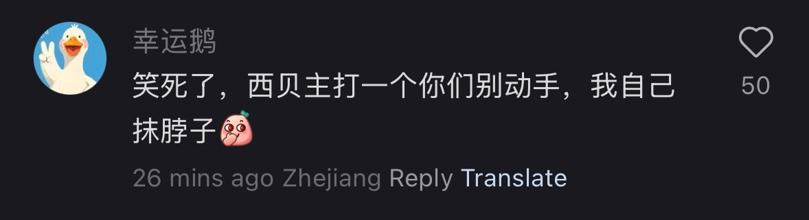 幸运鹅笑死了，西西贝主打一个你们别动手，我自己抹脖子5026