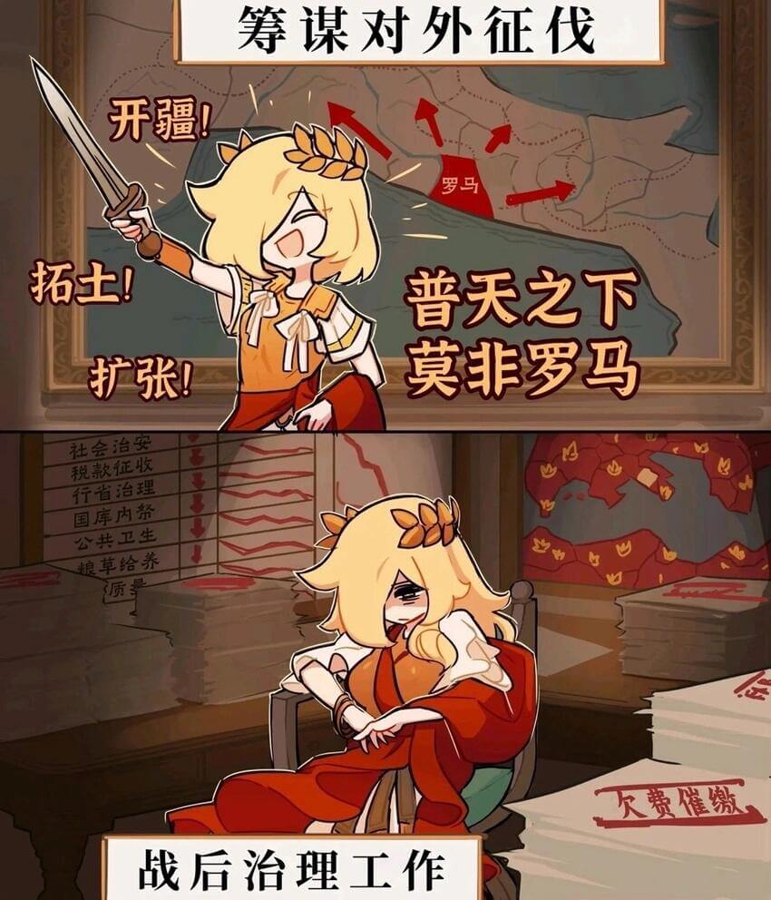 筹谋对外征伐开疆！罗马拓士！普天之下莫非罗马扩张！社会治安税