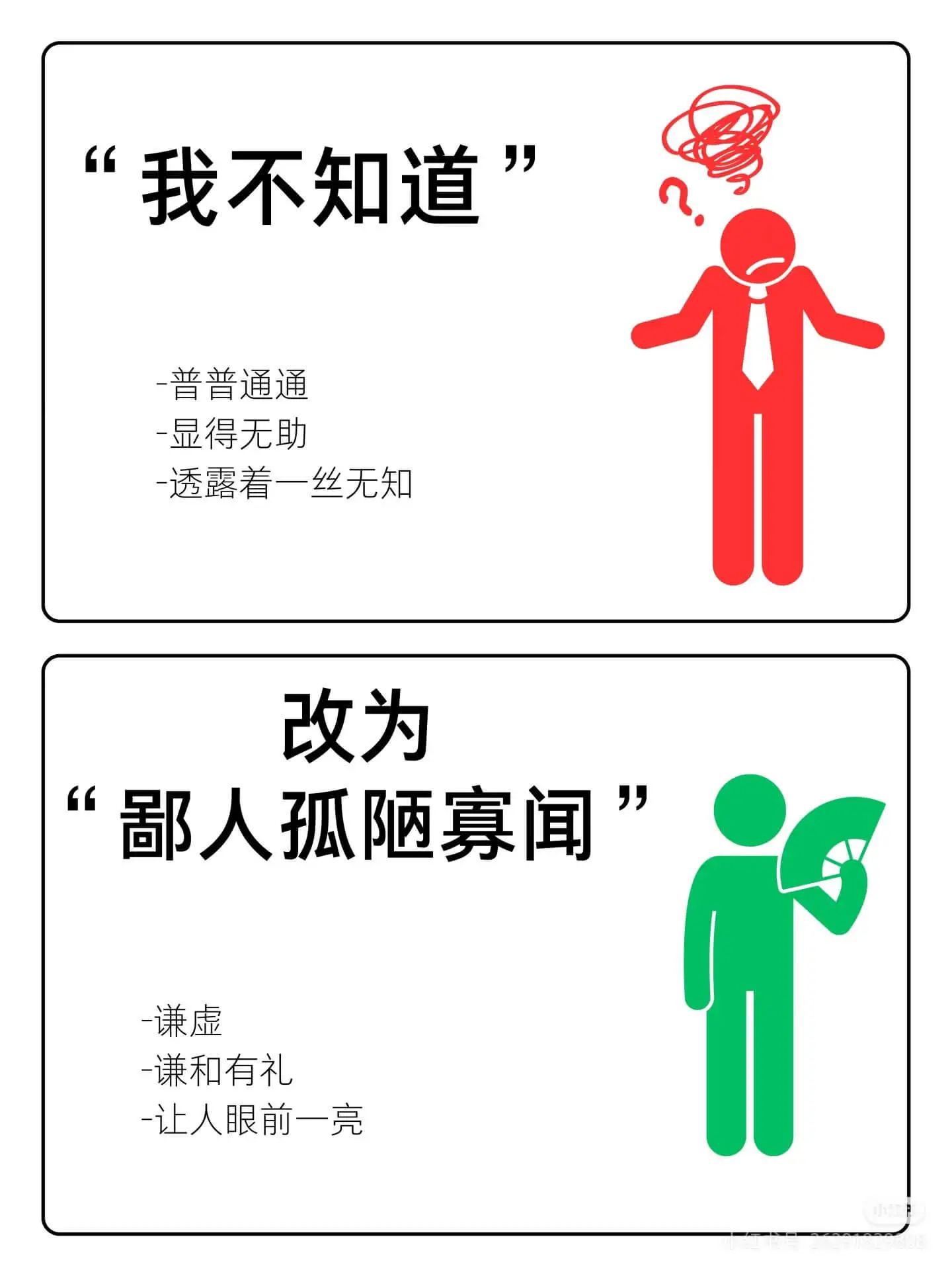 “我不知道。”——普普通通,显得无助,透露着一丝无知。“鄙人