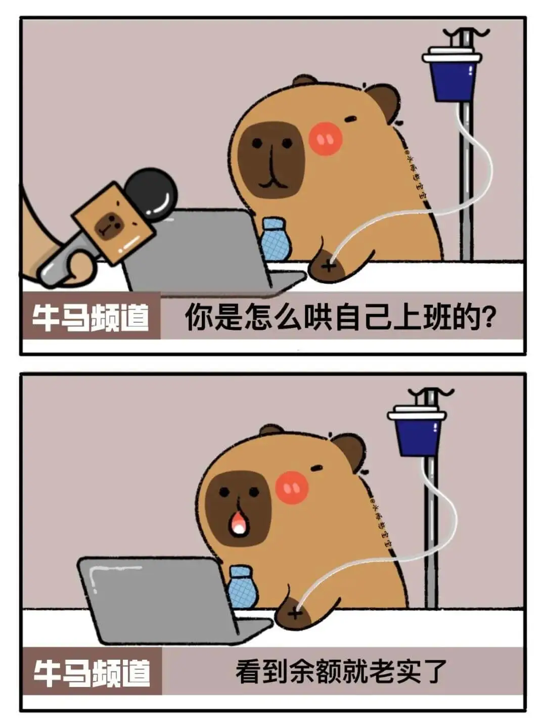 你是怎么哄自己上班的？牛马频道看到余额就老实了。
